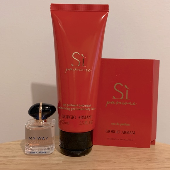 Giorgio Armani Other - Giorgio Armani body lotion trio bundle